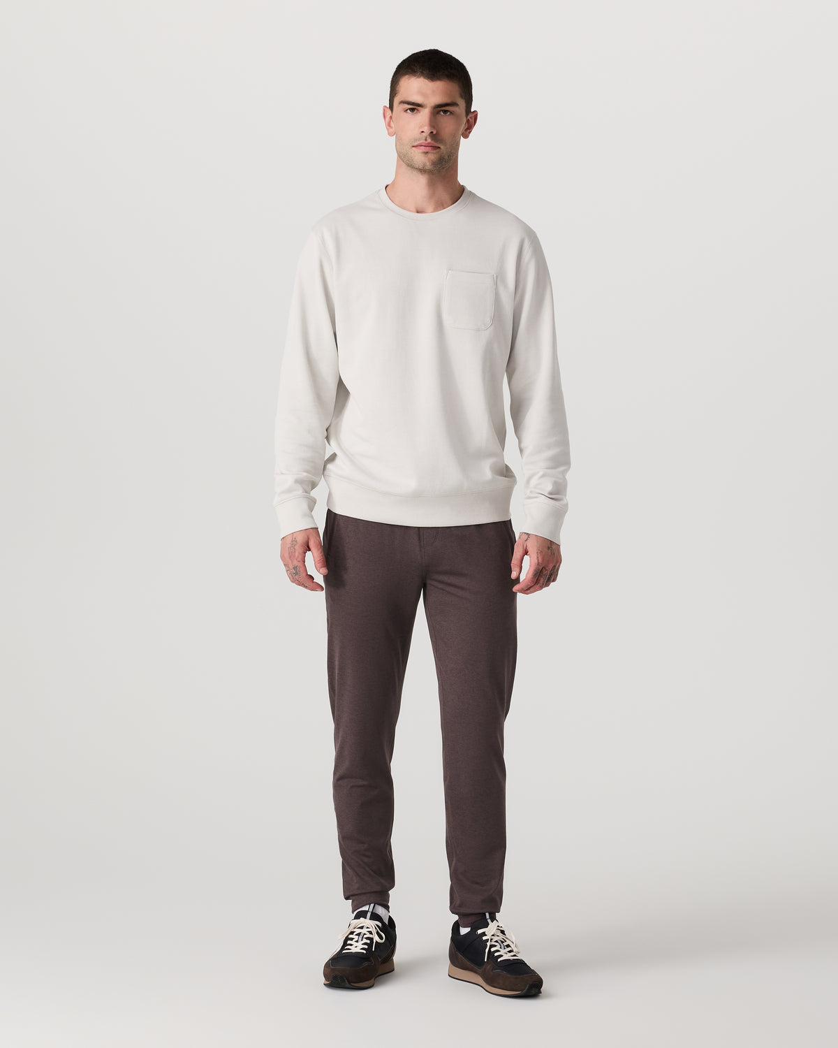 Men's Ponto Performance Jogger 30" Sangria Heather | Vuori sale