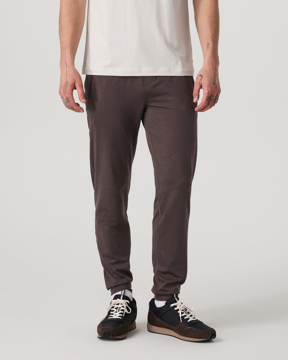 Men's Ponto Performance Jogger 30" Sangria Heather | Vuori sale