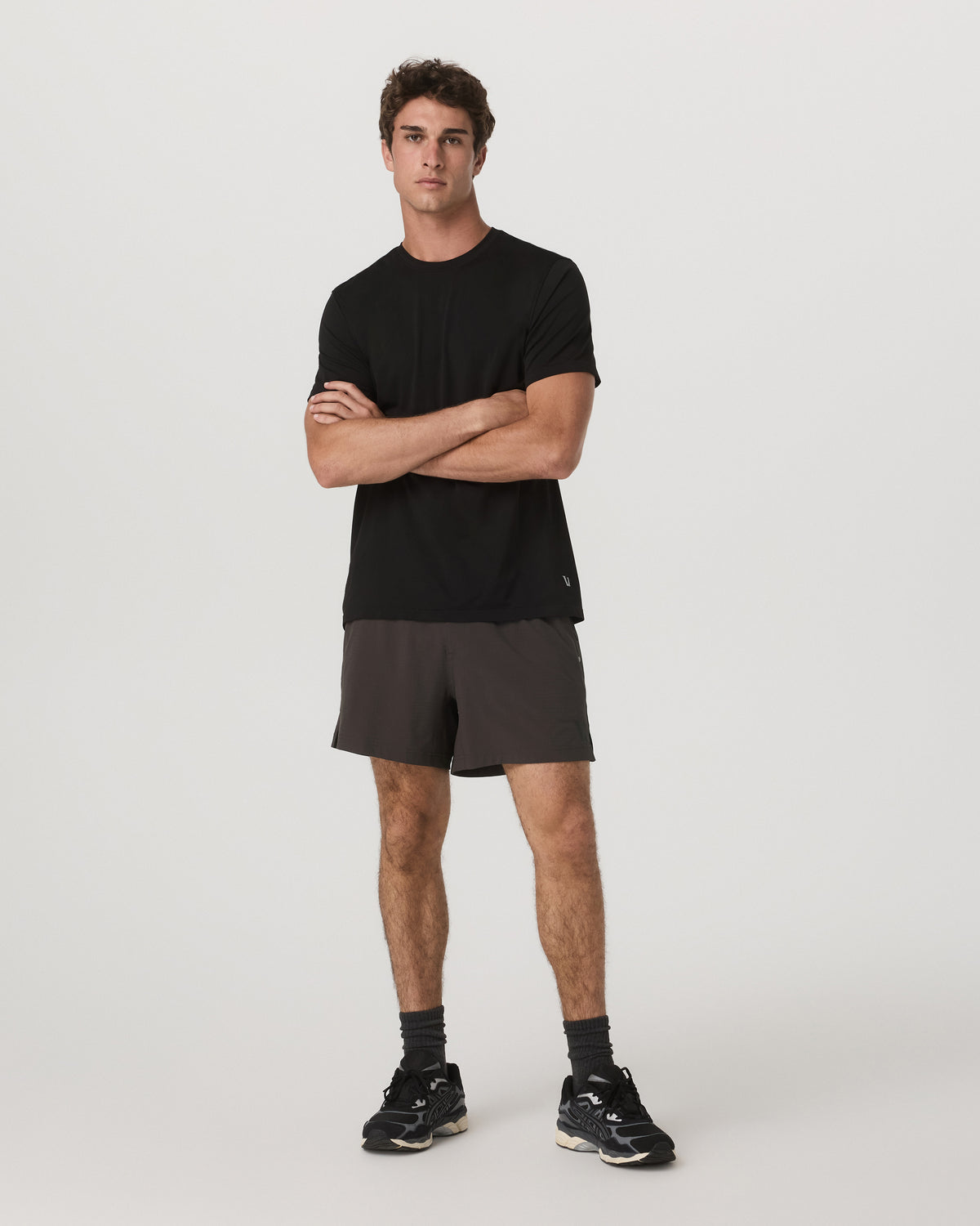 HardKore Short Lined 5" Men's Carbon Performance Shorts | Vuori shop