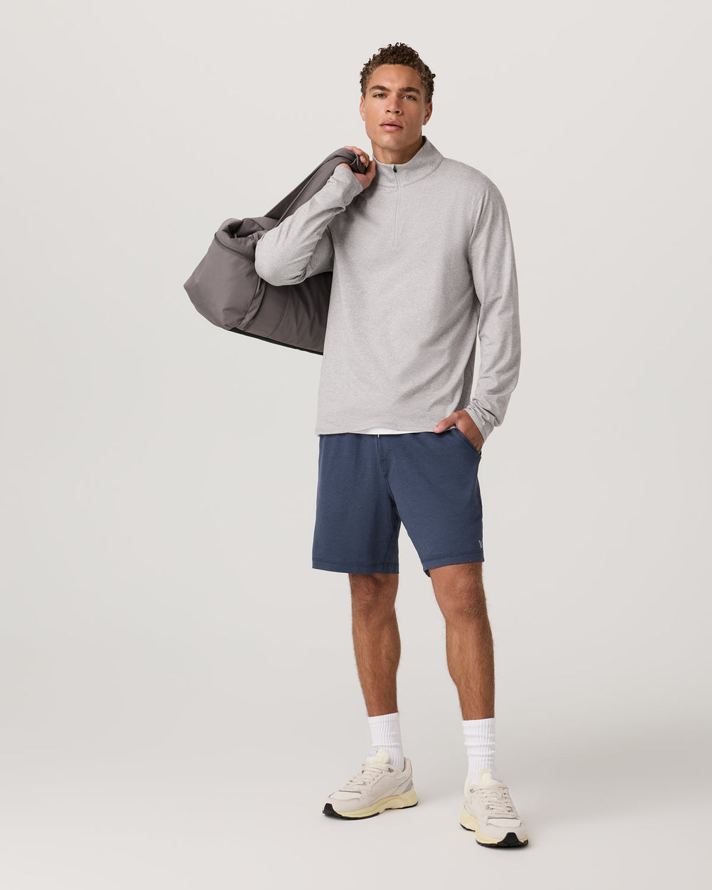 Ponto Performance Short 7" Men's Azure Heather Shorts | Vuori for sale