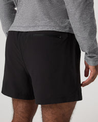 HardKore Short Lined 5" Men's Black Performance Shorts | Vuori outlet