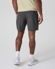 Banks Session Short 7" Dark Pewter | Vuori outlet