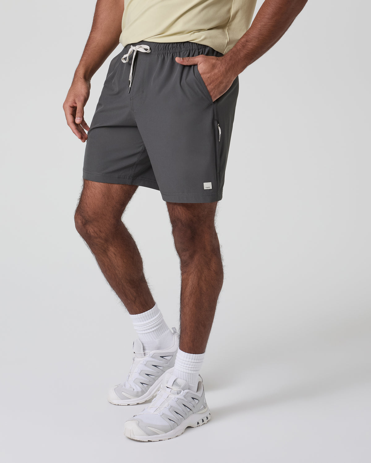 Banks Session Short 7" Dark Pewter | Vuori outlet
