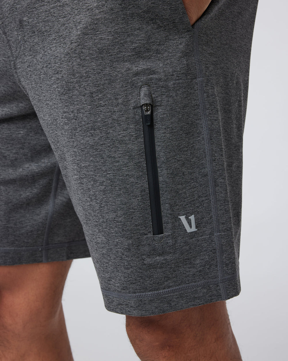 Sunday Performance Short Charcoal Heather | Vuori shop