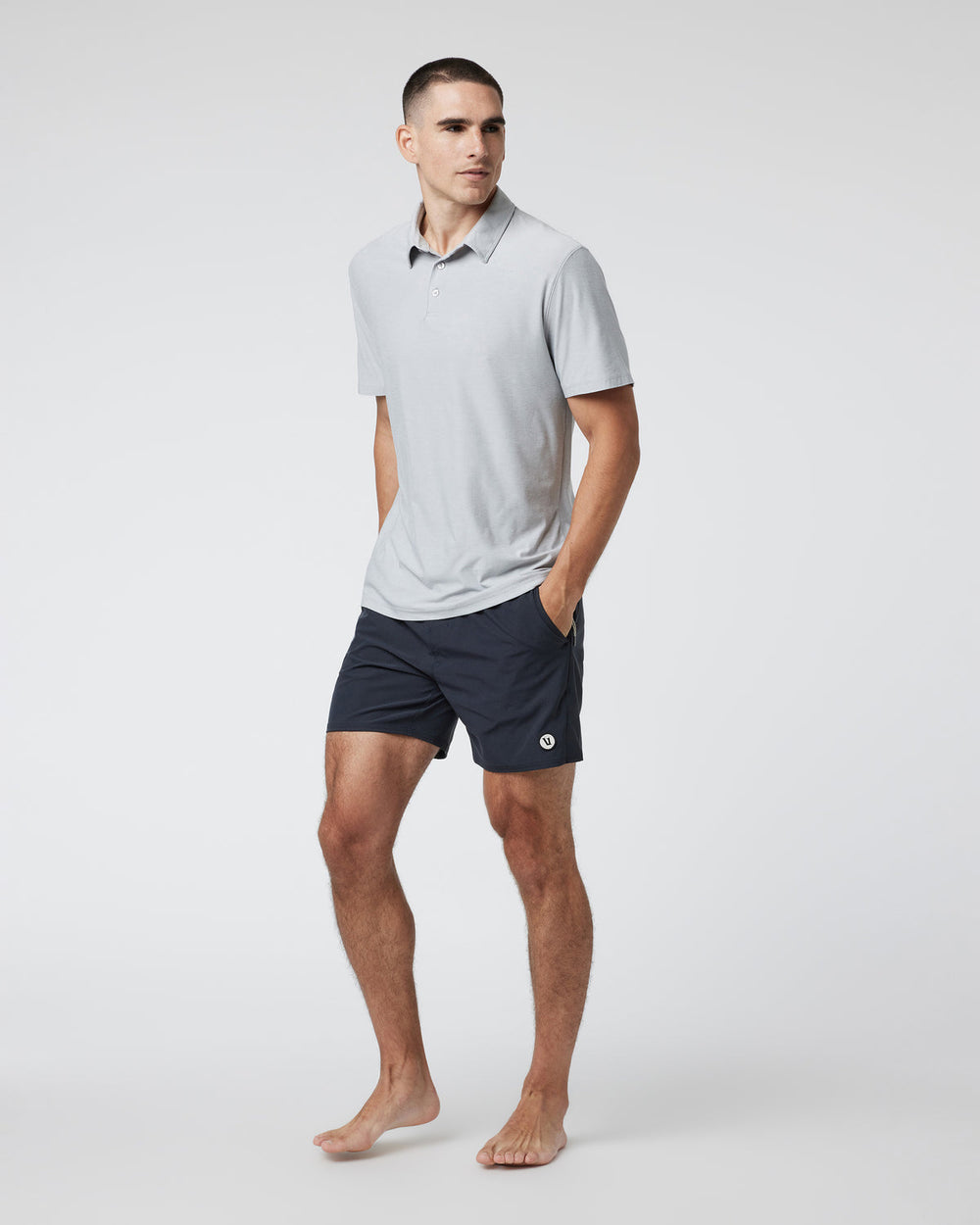 Maverick Volley Short Men's Black Hybrid Shorts | Vuori outlet