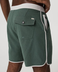 Men's Cruise Boardshort 7" Agate Green Linen Texture | Vuori discount