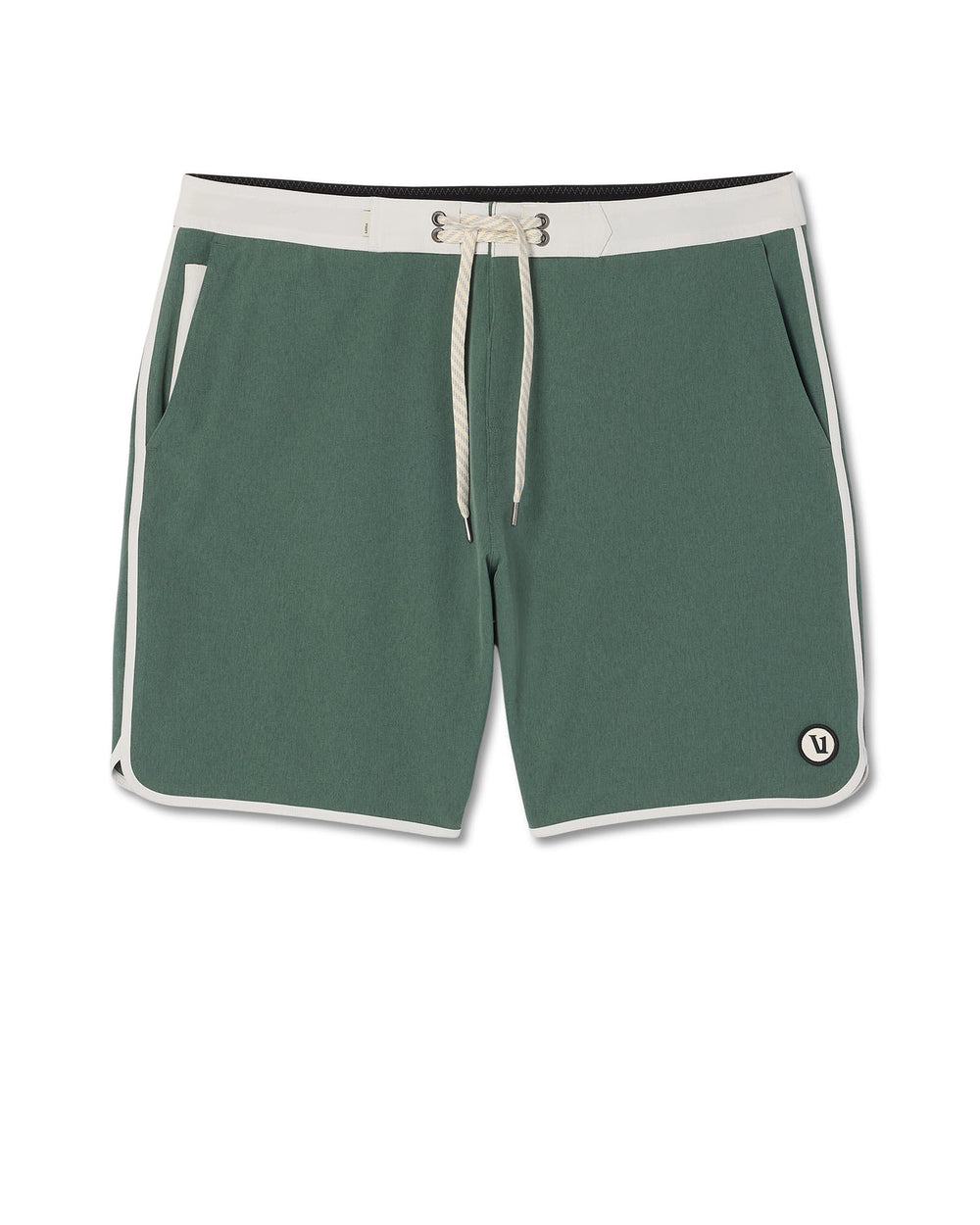 Men's Cruise Boardshort 7" Agate Green Linen Texture | Vuori discount