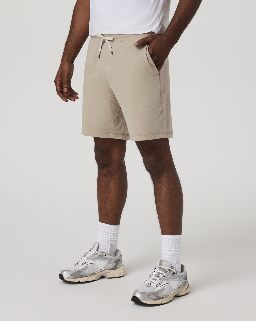 Ponto Performance Short 7" Men's Truffle Heather Shorts | Vuori shop
