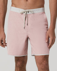 Cruise Boardshort 7" Men's Mauve Linen Texture Shorts | Vuori sale