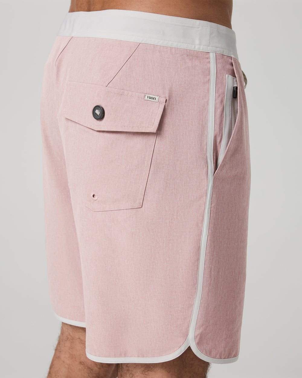 Cruise Boardshort 7" Men's Mauve Linen Texture Shorts | Vuori sale