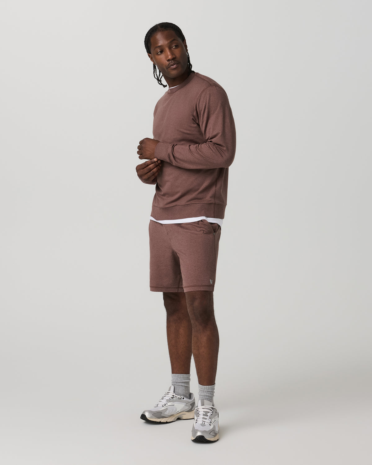 Ponto Performance Short 7" Men's Sable Heather Shorts | Vuori for sale
