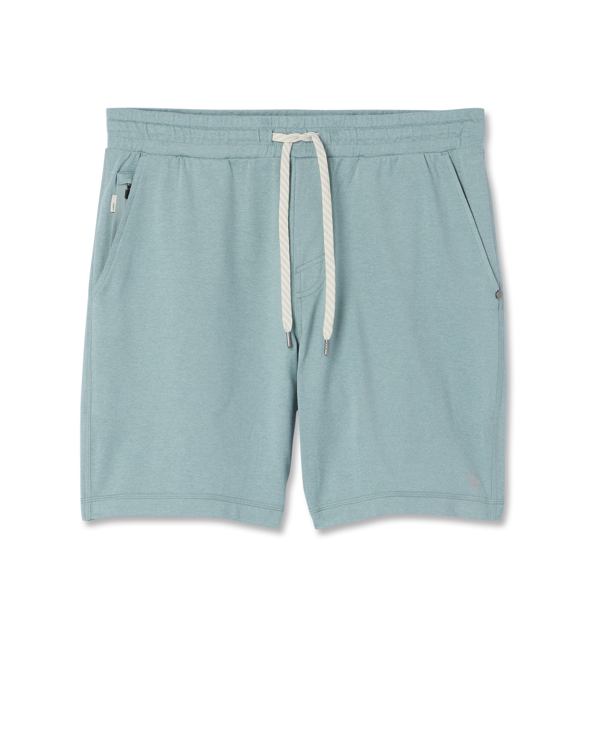 Men's Ponto Performance Short 7" Misty Blue Heather | Vuori for sale