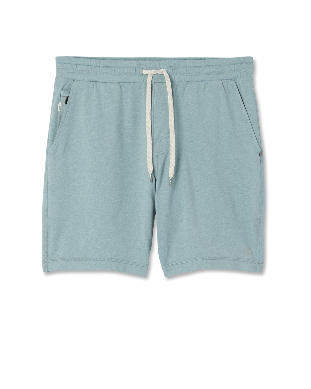 Men's Ponto Performance Short 7" Misty Blue Heather | Vuori for sale