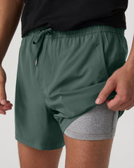 Kore Short Lined 5" Men's Agate Green Athletic Shorts | Vuori outlet