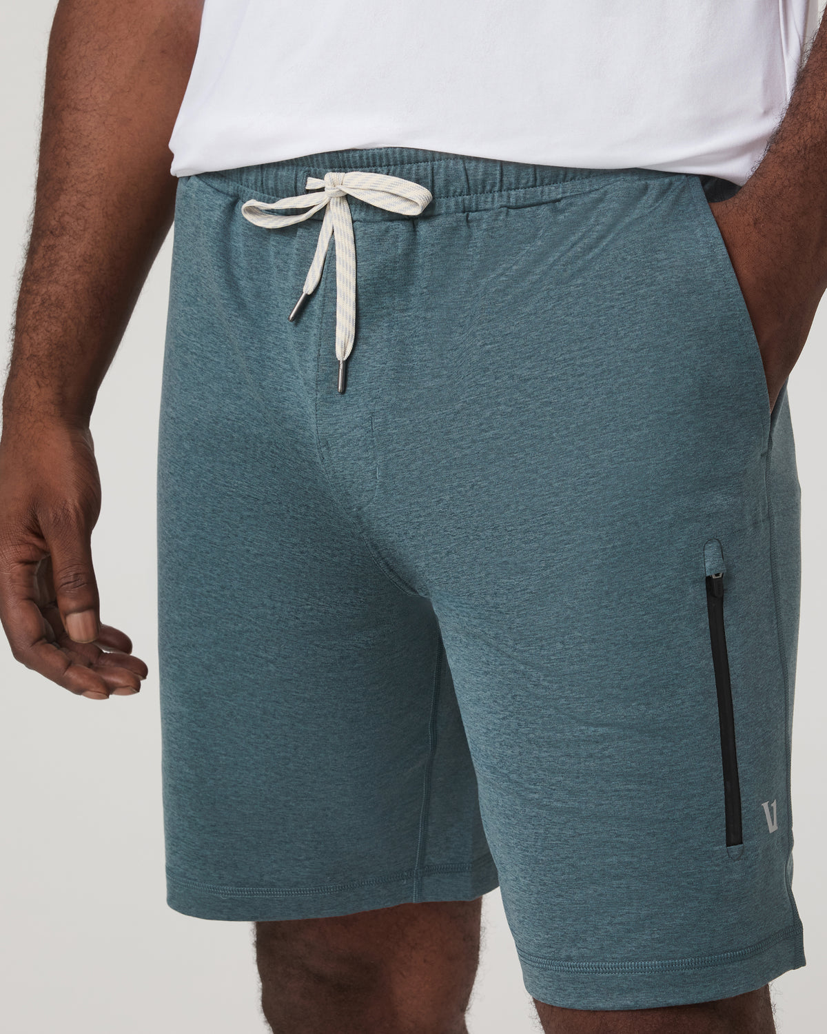 Men's Sunday Performance Short 8" Blue Sea Heather | Vuori shop