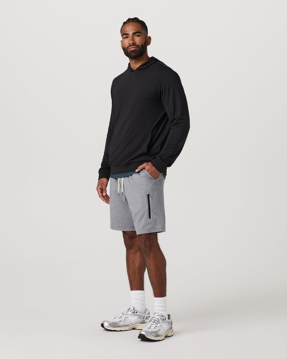 Sunday Performance Short 8.5" Grey Heather | Vuori outlet
