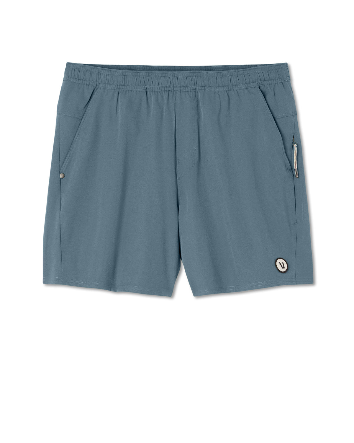Maverick Volley Short Lined Men's Blue Sea Hybrid Shorts | Vuori shop
