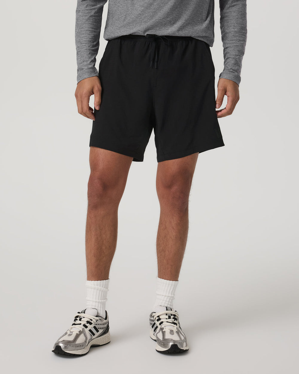 HardKore Short Lined 7" Men's Black Performance Shorts | Vuori sale