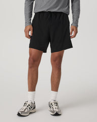 HardKore Short Lined 7" Men's Black Performance Shorts | Vuori sale