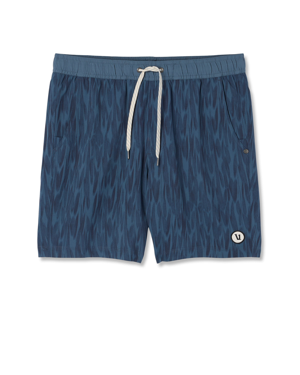 Kore Short Lined 7" Men's Shorts in Blue Sea Pampas | Vuori onsale