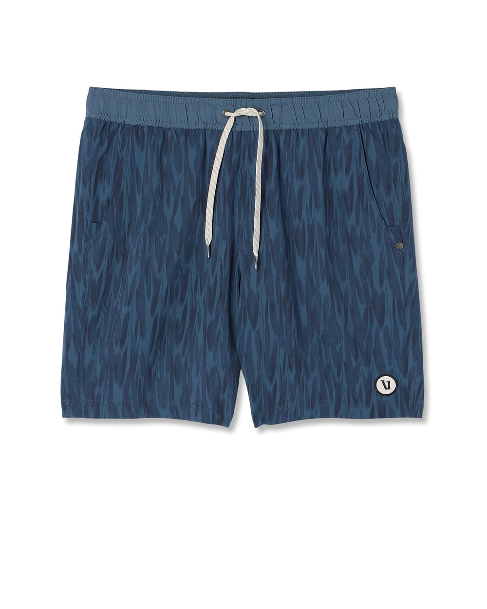 Kore Short Lined 7" Men's Shorts in Blue Sea Pampas | Vuori onsale