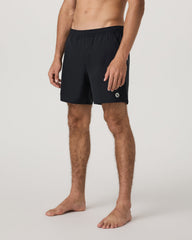 Maverick Volley Short Lined Men's Black Swim Shorts | Vuori discount