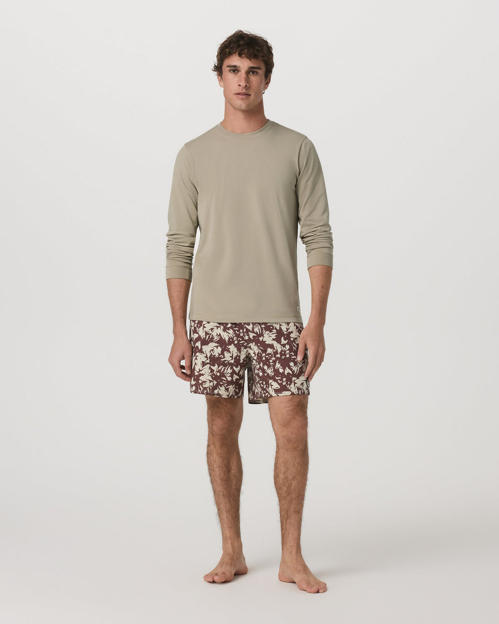 Maverick Volley Short Lined Sable Maui Hybrid Shorts | Vuori onsale