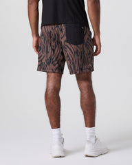 Kore Short Lined 7" Men's Chocolate Milk Mirage | Vuori for sale