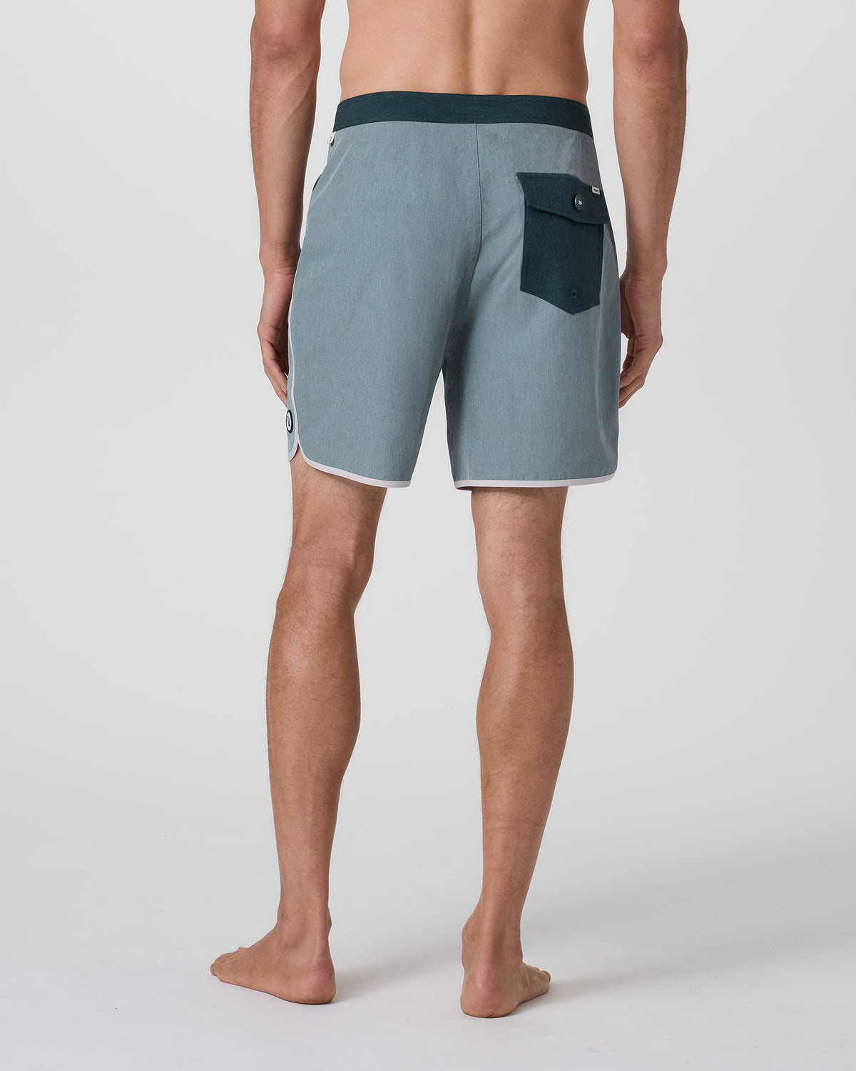 Cruise Boardshort Dusty Blue Linen Texture | Vuori for sale