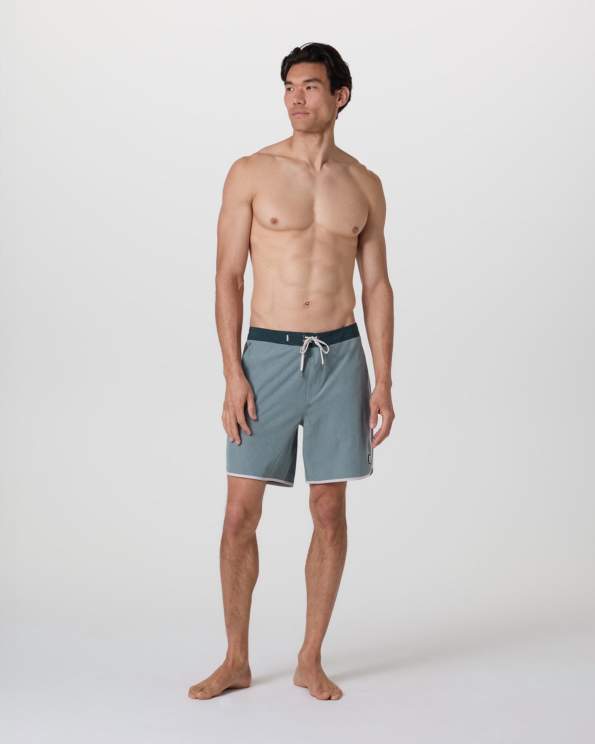 Cruise Boardshort Dusty Blue Linen Texture | Vuori for sale
