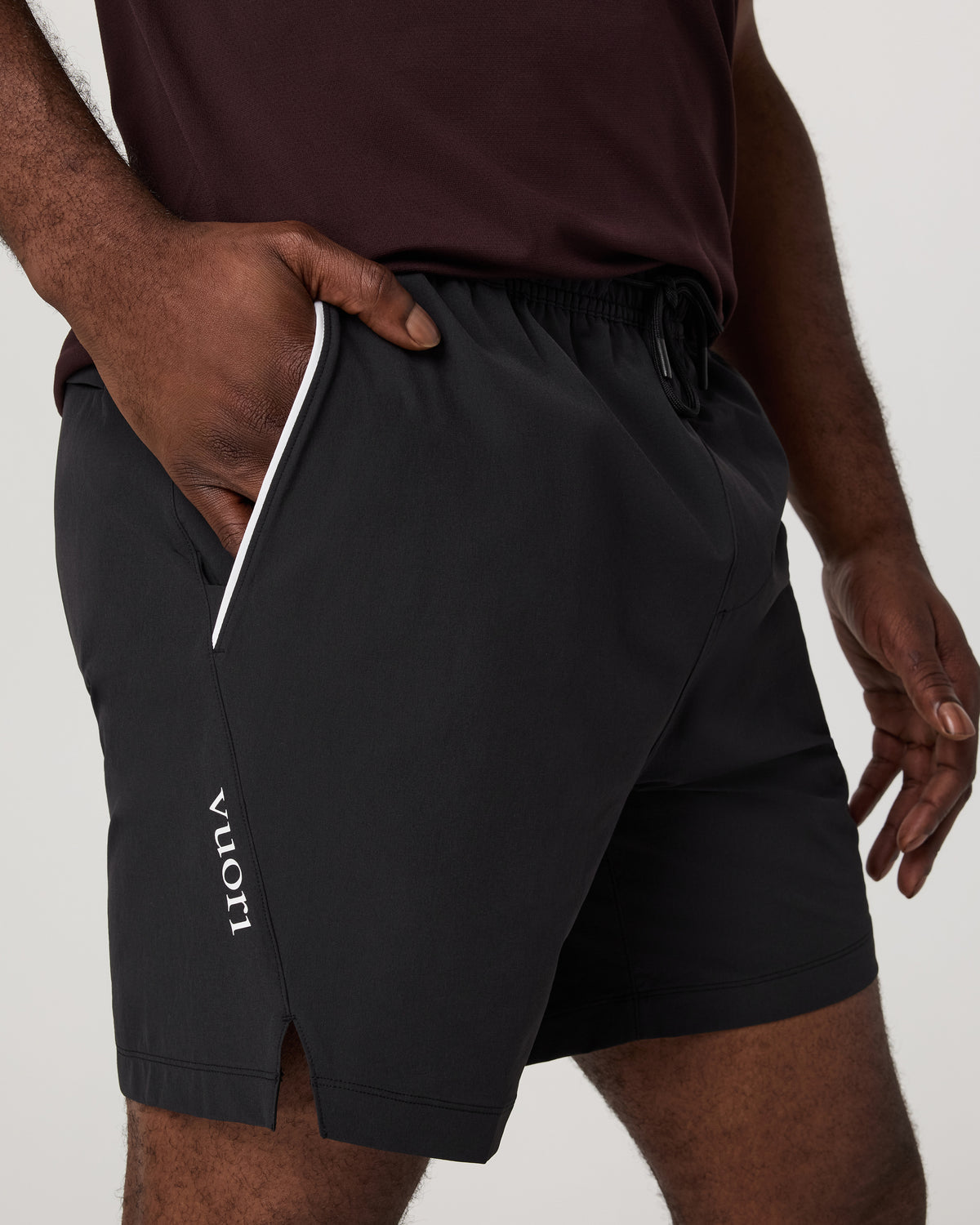Crosscourt Short Unlined 7" Men's Black Tennis Shorts | Vuori discount