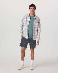 Optimist Elastic Waist Short 8" Men's Charcoal Shorts | Vuori outlet