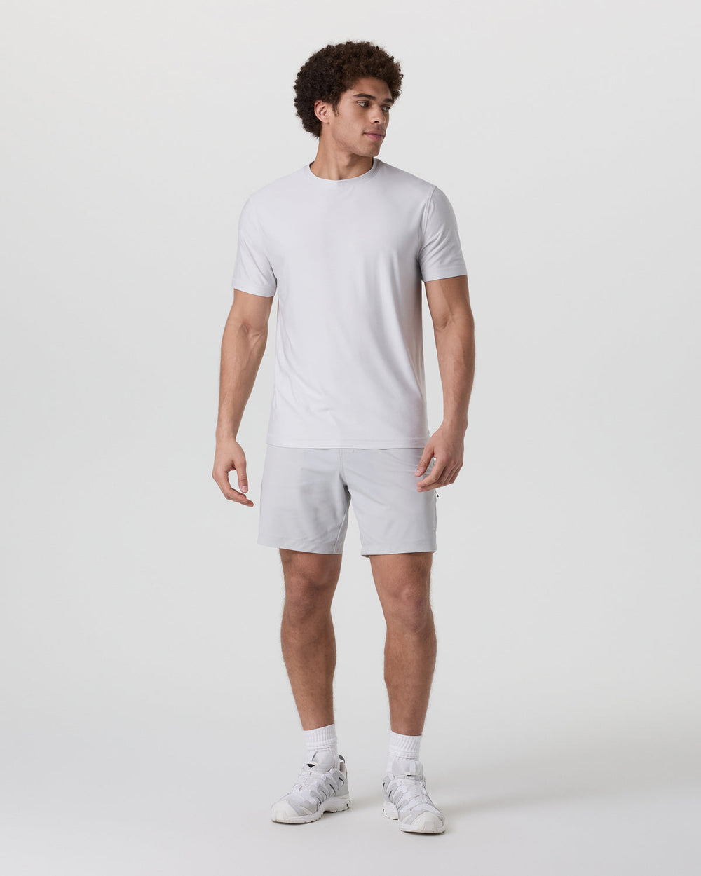 Fleet Sport Short Unlined Classic Fit 7" Sky Grey | Vuori shop