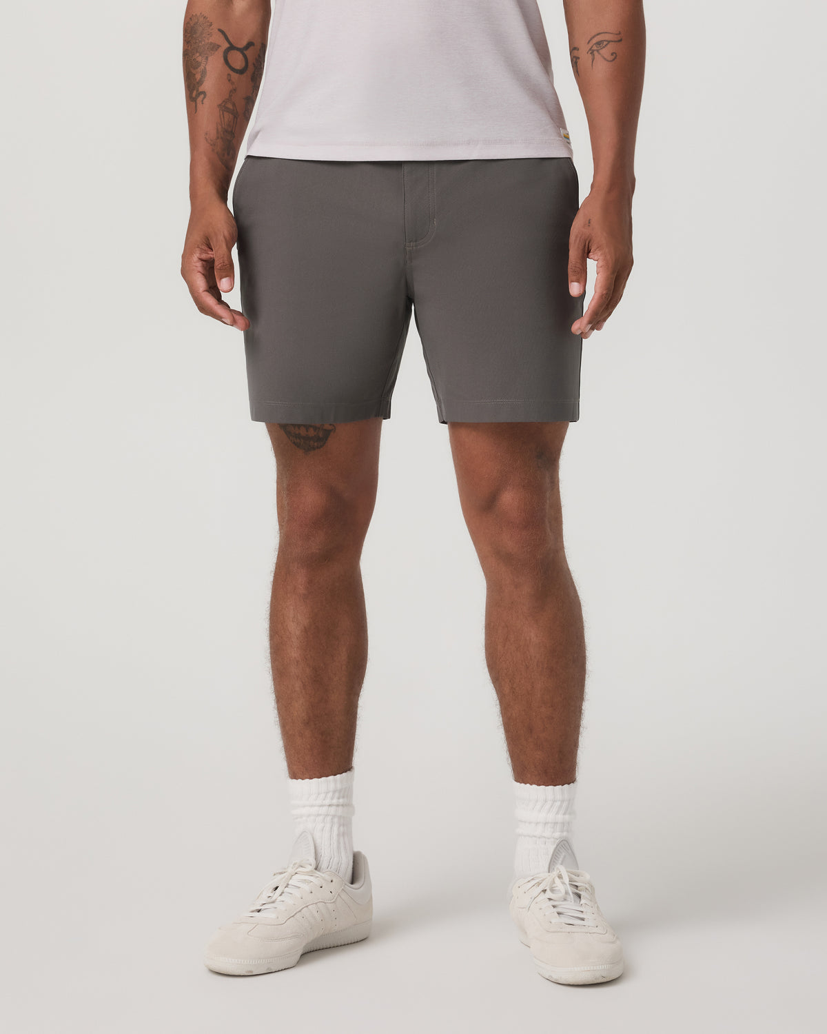 Meta Short 6" Men's Warm Grey Classic Chino Shorts | Vuori outlet