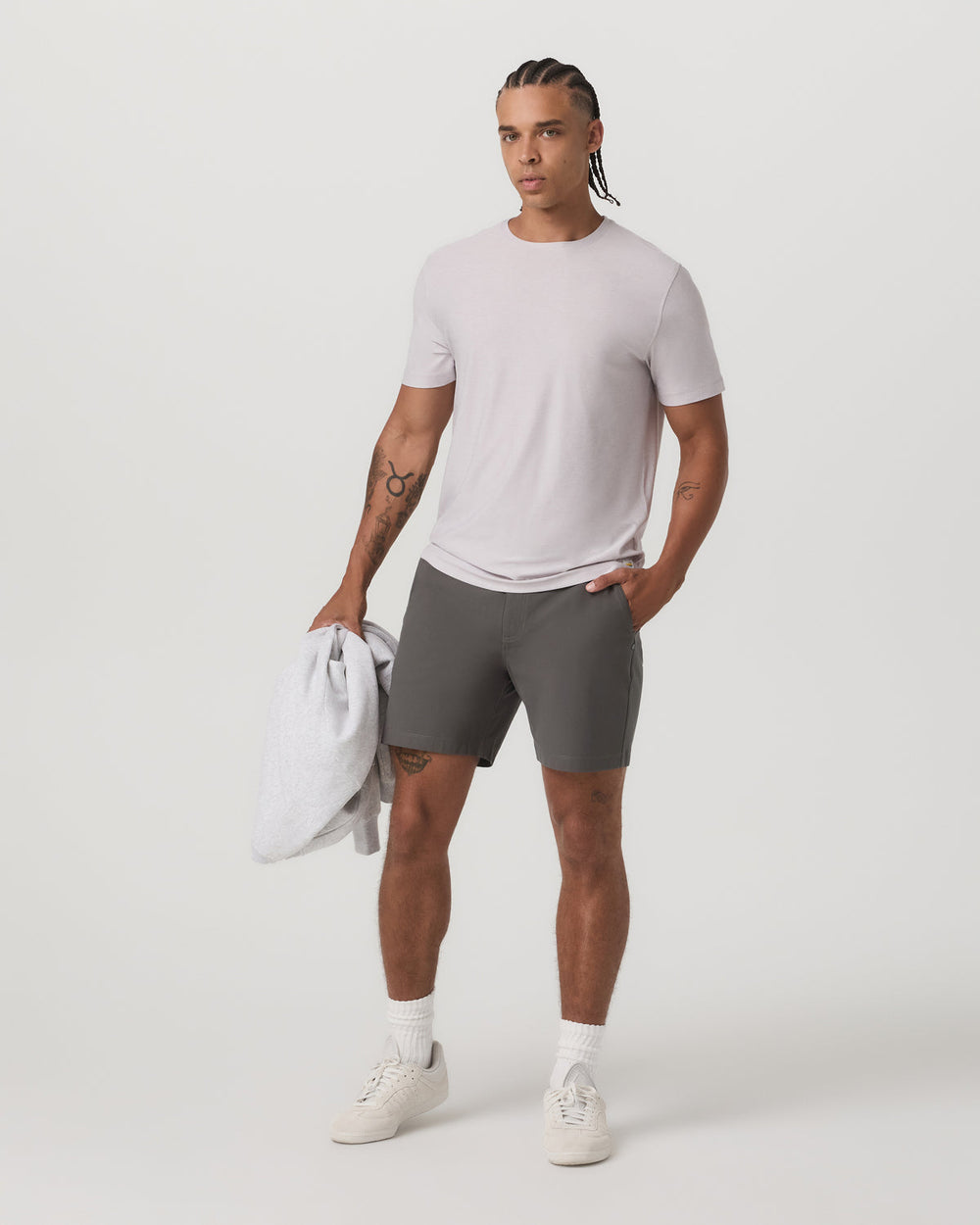 Meta Short 6" Men's Warm Grey Classic Chino Shorts | Vuori outlet
