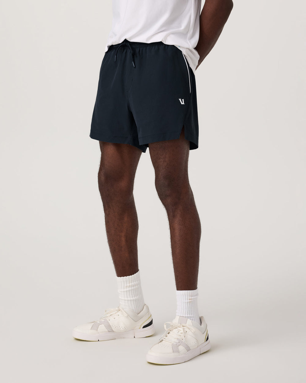 Crosscourt Short Unlined 5" Men's Navy Tennis Shorts | Vuori sale
