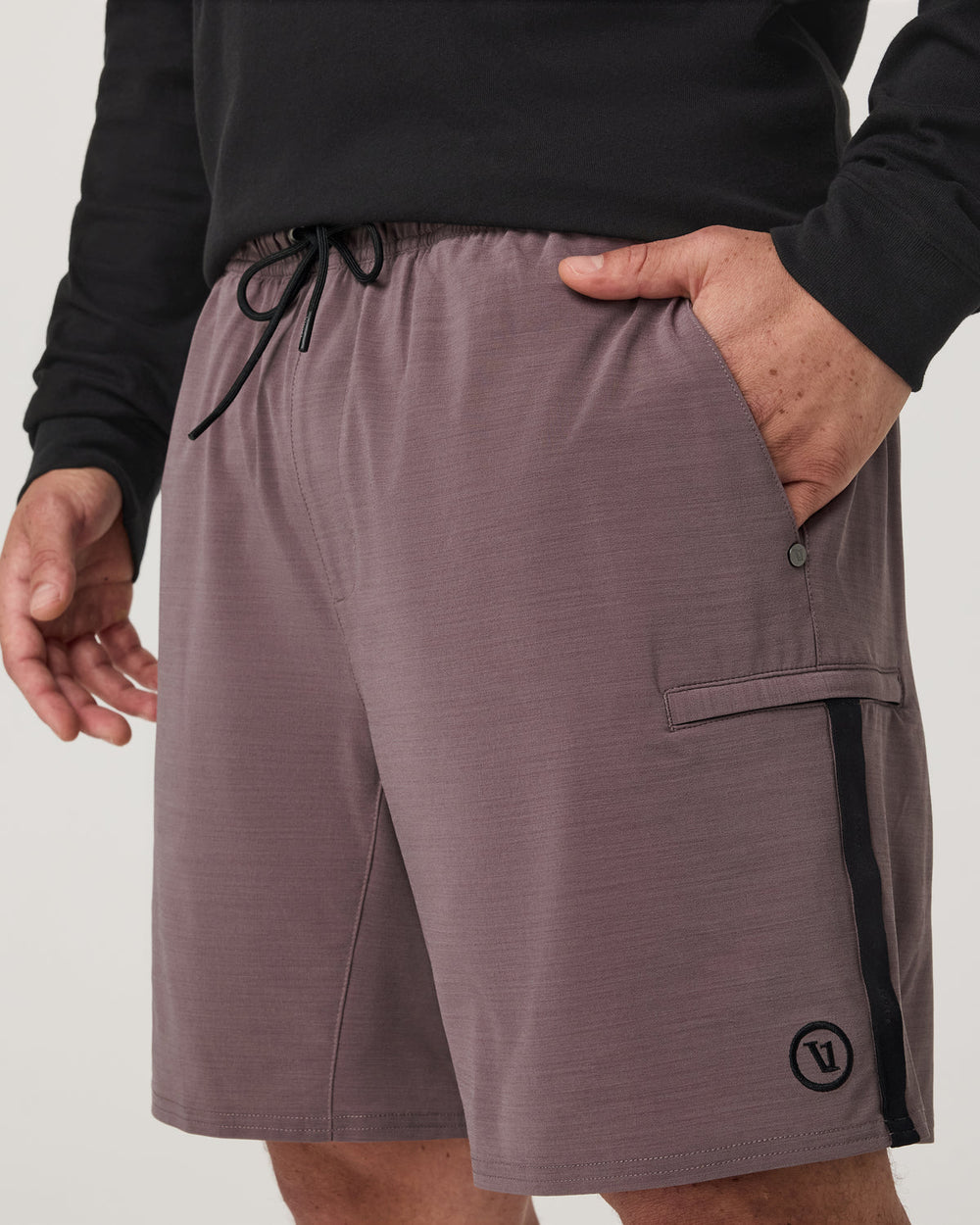 Elevate Kore Utility Short Lined 7" Men's Huckleberry Short | Vuori outlet