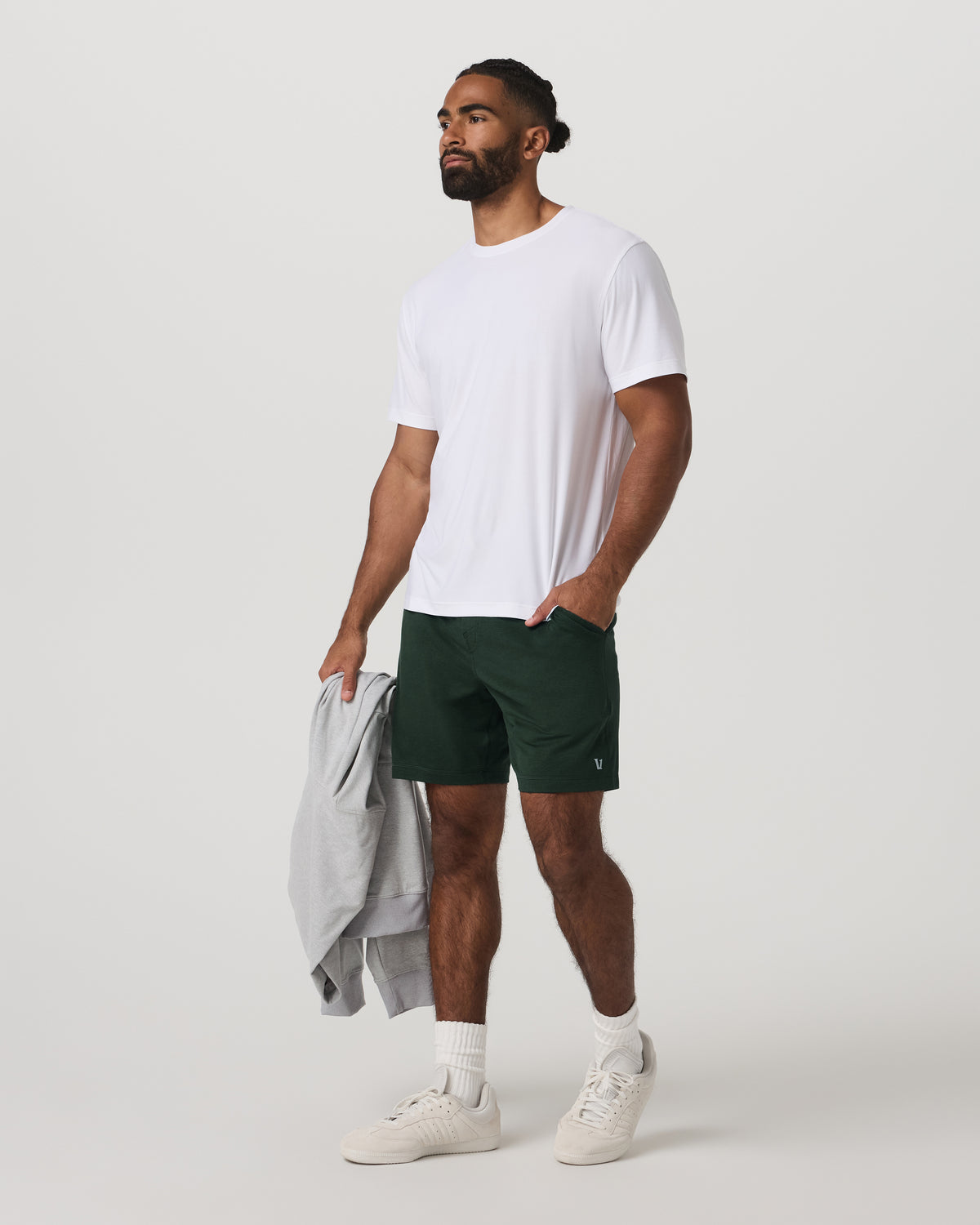 Ponto Performance Short 7" Men's Spruce Heather Shorts | Vuori outlet