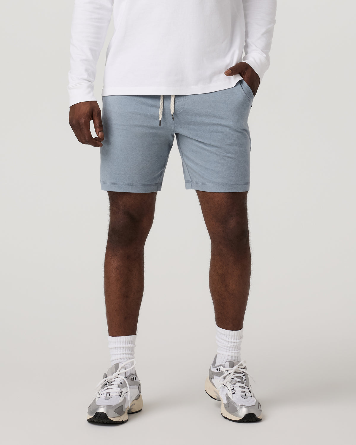 Ponto Performance Short 7" Men's Flint Heather Shorts | Vuori discount