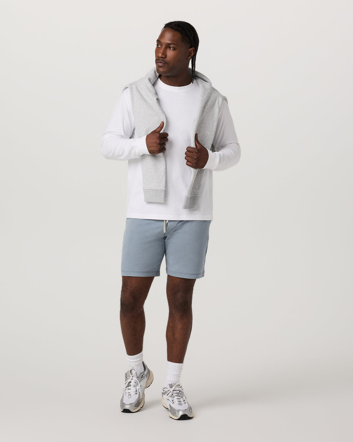 Ponto Performance Short 7" Men's Flint Heather Shorts | Vuori discount