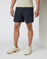 Qualify Run Short Lined 6" Men's Black Run Shorts | Vuori onsale