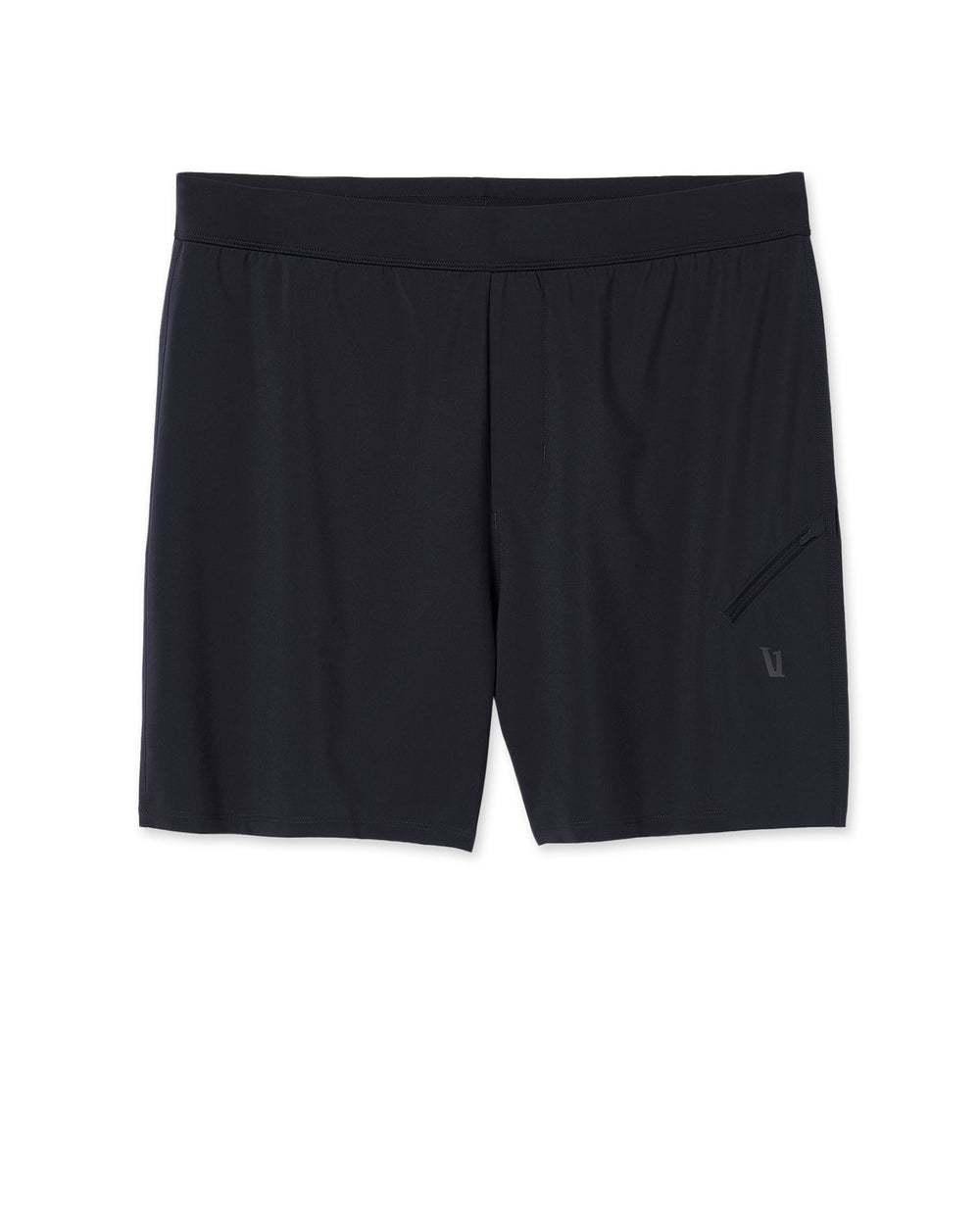 Qualify Run Short Lined 6" Men's Black Run Shorts | Vuori onsale