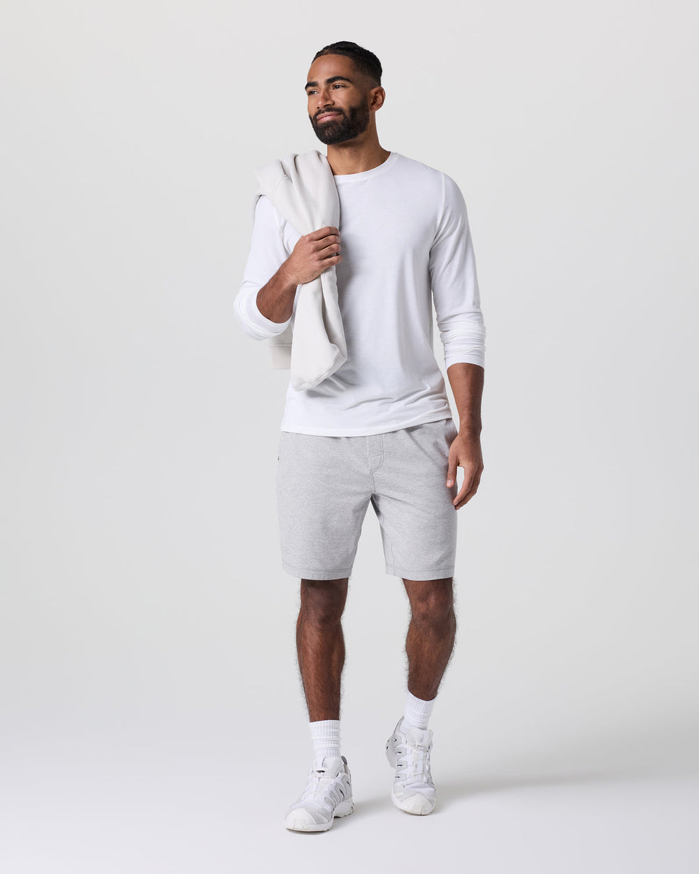 Coronado Short 8" Light Heather Grey | Vuori outlet