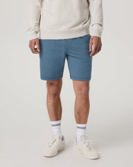 Coronado Short 8" Men's Pool Blue Heather Lounge Short | Vuori shop