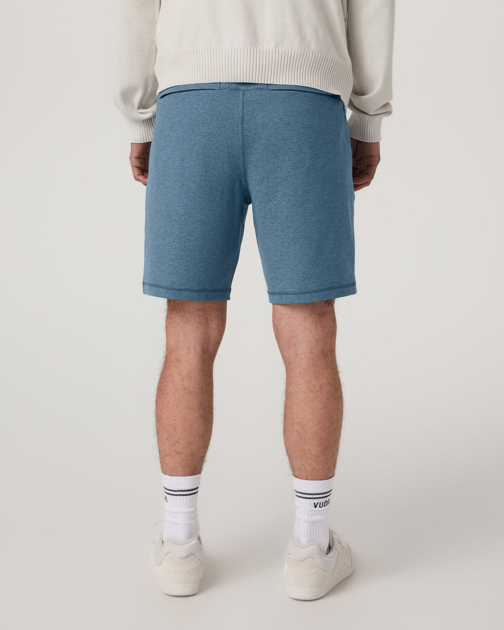 Coronado Short 8" Men's Pool Blue Heather Lounge Short | Vuori shop