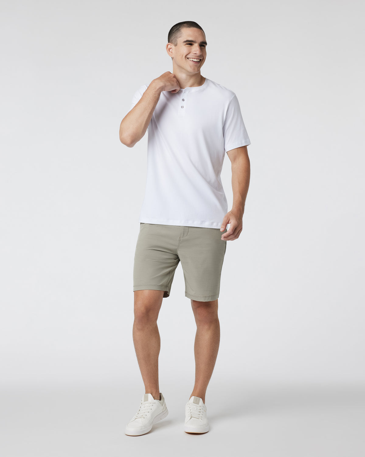 Pebble Short Men's Lightweight Gravel Tan Golf Shorts | Vuori discount