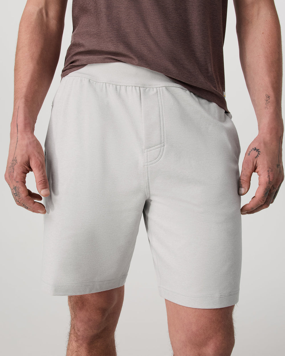 Coronado Short 8" Men's Salt Heather Lounge Bottoms | Vuori shop
