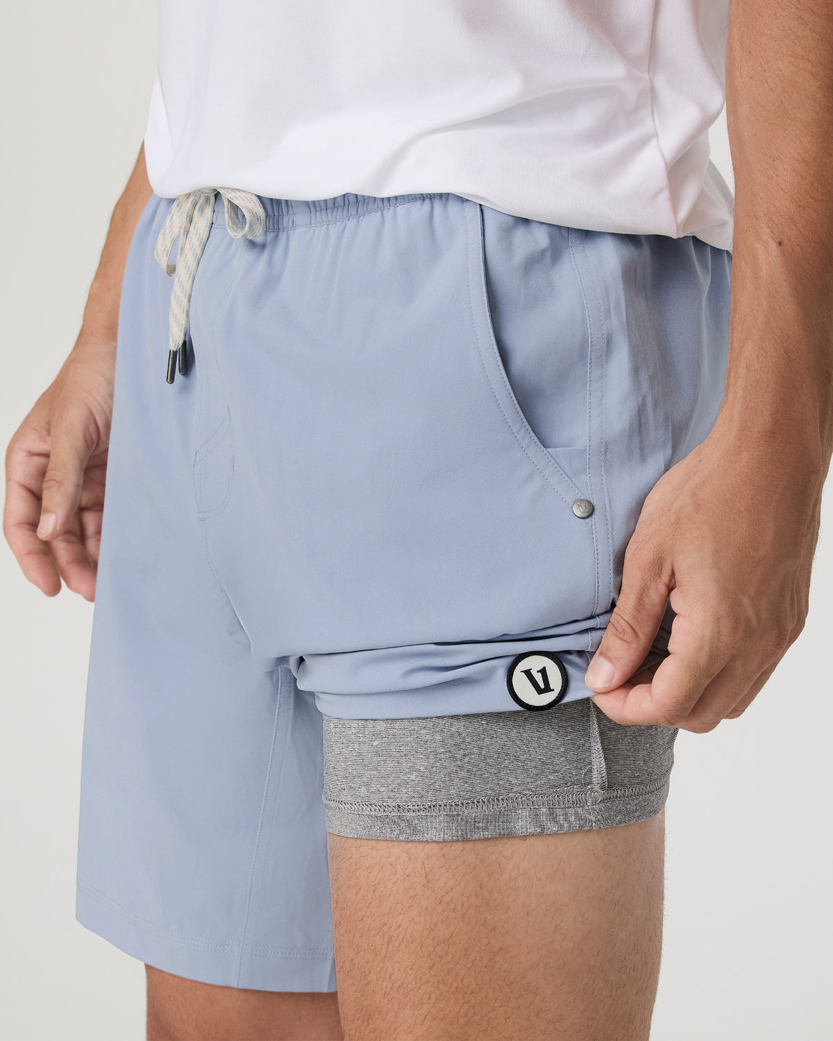 Kore Short Lined 9" Men's Blue Dusk Athletic Fit Shorts | Vuori for sale