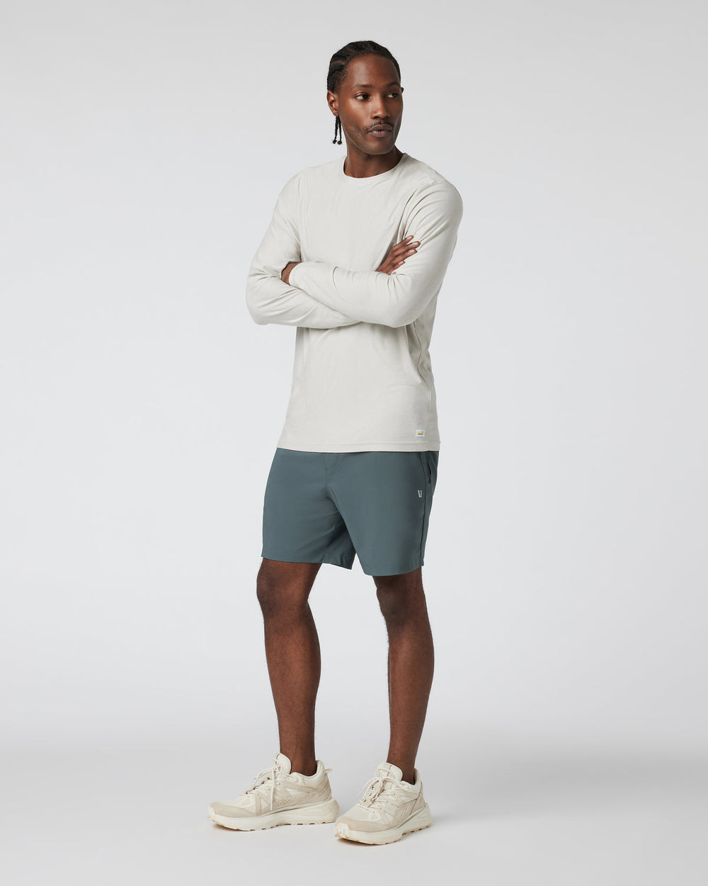 Train Tech Short Men's Smoked Beryl Training Shorts | Vuori shop