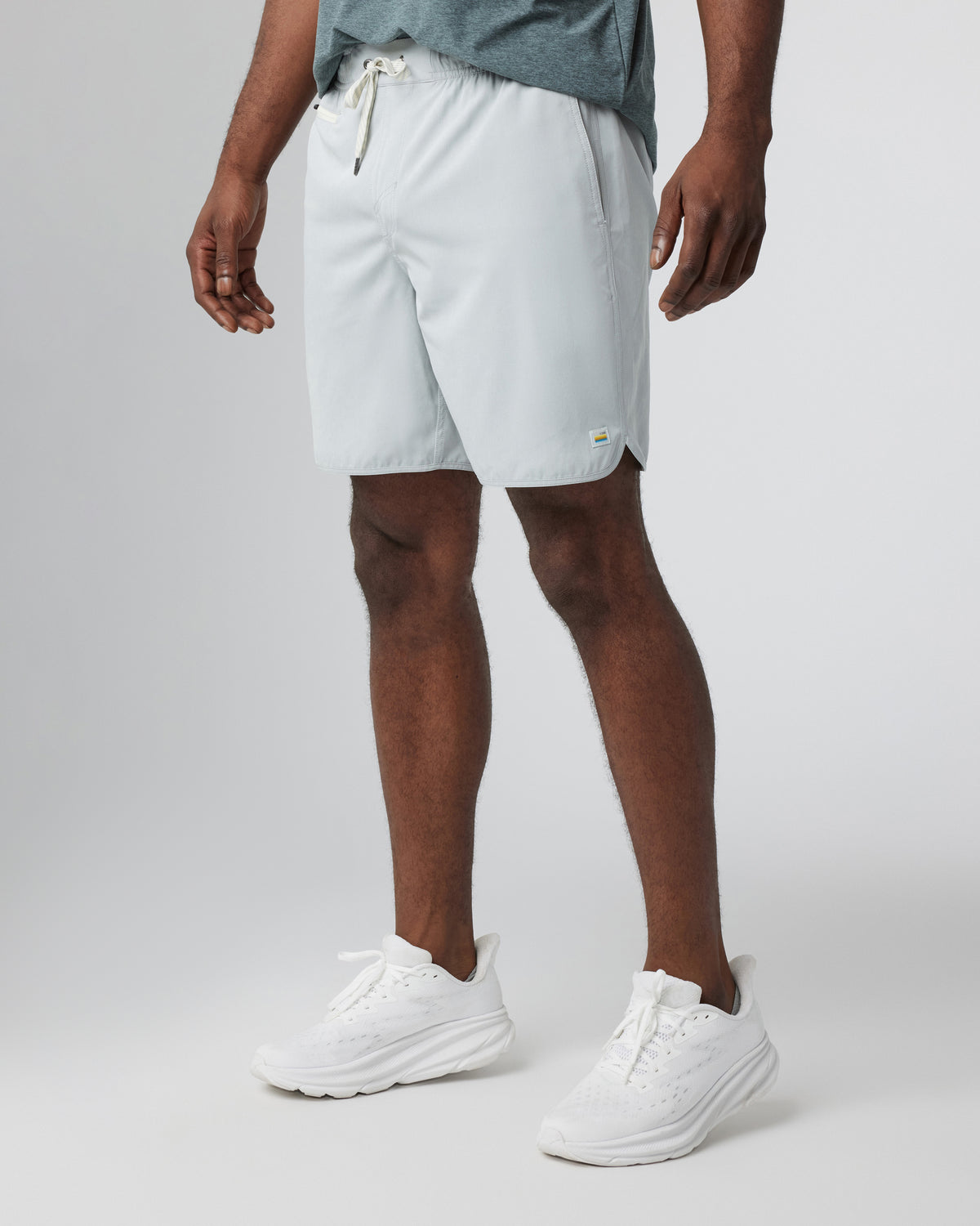 Banks Short Sky Grey Linen Texture Active Shorts | Vuori onsale